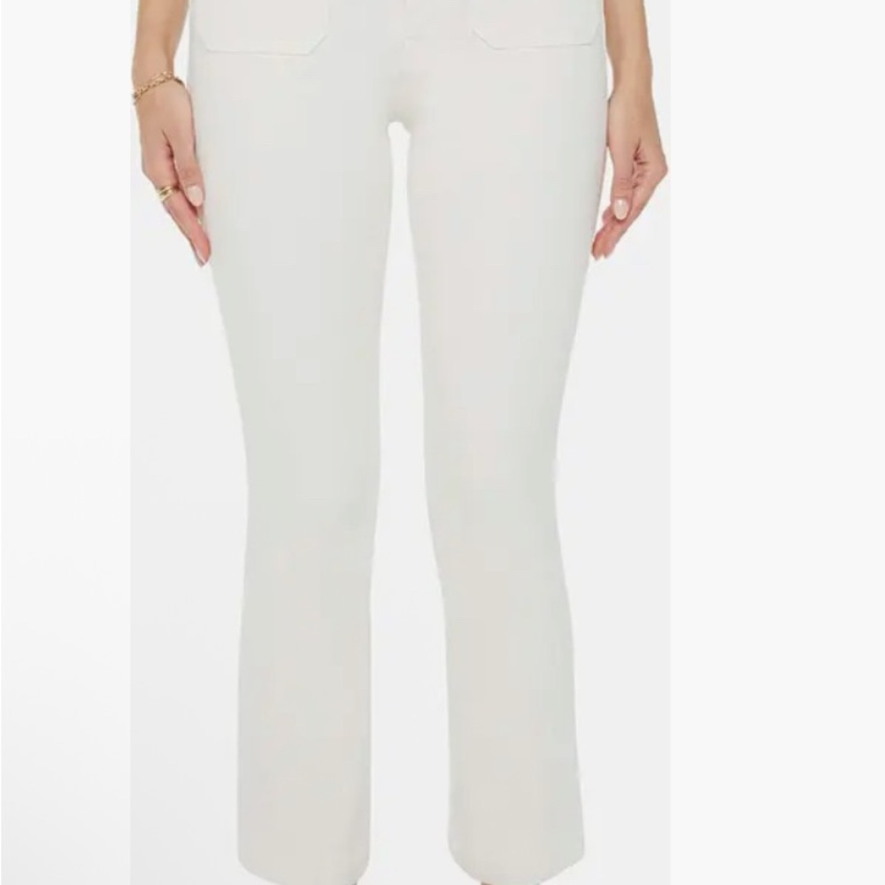 MOTHER Women's Ankle & Cropped Jeans in White